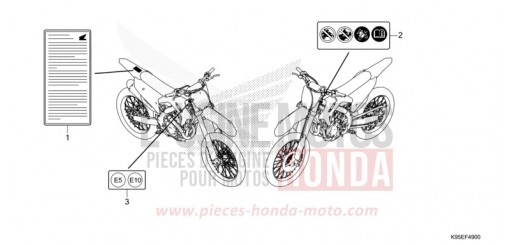 WARNETIKETT CRF250RN de 2022