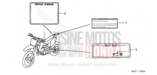 WARNETIKETT CR250R5 de 2005