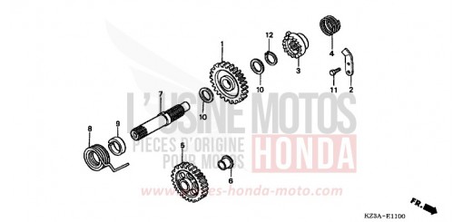 KICKSTARTERSPINDEL CR250R6 de 2006