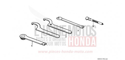 WERKZEUGE CR250RH de 1987