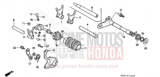 SCHALTTROMMEL CR250RS de 1995