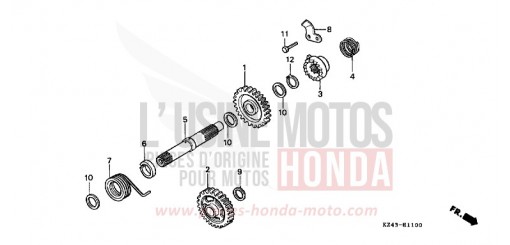 KICKSTARTERSPINDEL CR125RR de 1994