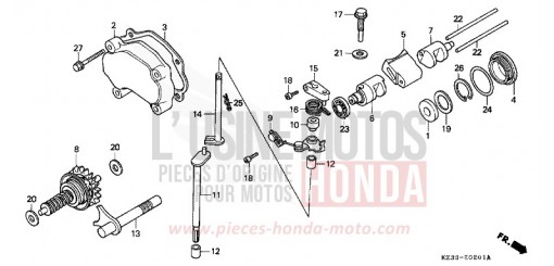 AUSLASSVENTIL CR250RT de 1996