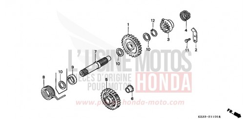 KICKSTARTERSPINDEL CR250RT de 1996