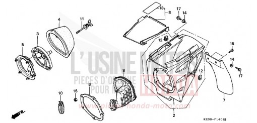 LUFTFILTER CR250RT de 1996