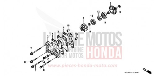 WASSERPUMPE CR250RV de 1997