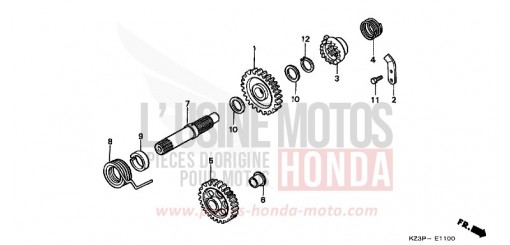 KICKSTARTERSPINDEL CR250RV de 1997