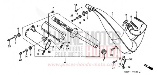 EXPANSIONSKAMMER CR250RW de 1998