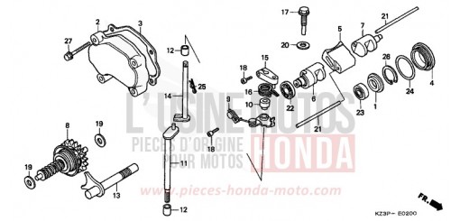 AUSLASSVENTIL CR250RX de 1999