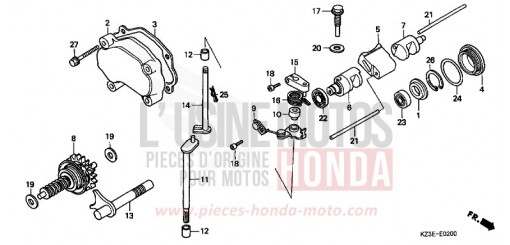 AUSLASSVENTIL CR250RY de 2000