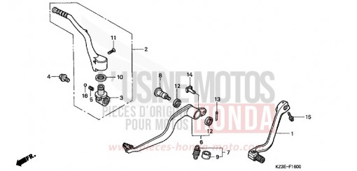 PEDAL CR250RY de 2000