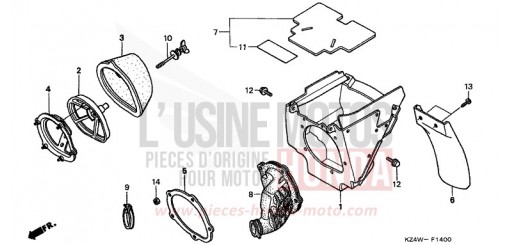 LUFTFILTER CR125RX de 1999