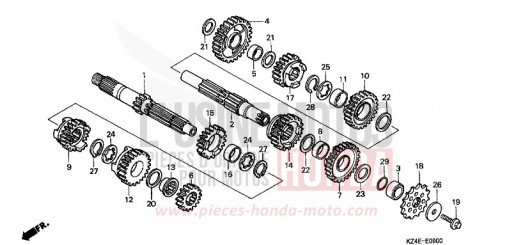 GETRIEBE CR125RY de 2000
