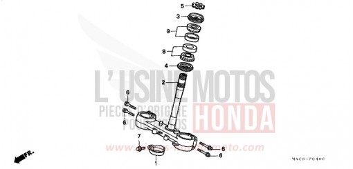 LENKSCHAFT CR500R1 de 2001