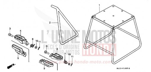 STAENDER/STUFE CR500RR de 1994