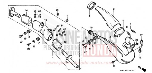 EXPANSIONSKAMMER CR500RX de 1999