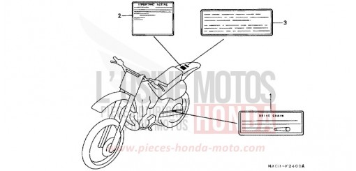 WARNETIKETT CR500RX de 1999