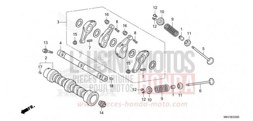 NOCKENWELLE/VENTIL NSS750M de 2021