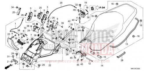 SITZ/TANKDECKEL NSS750M de 2021