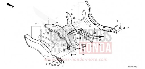 SEITENBLECH/MITTELABDECKUNG NSS750M de 2021