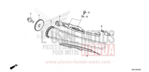NOCKENWELLENKETTE/SPANNVORRICHTUNG NSS750M de 2021