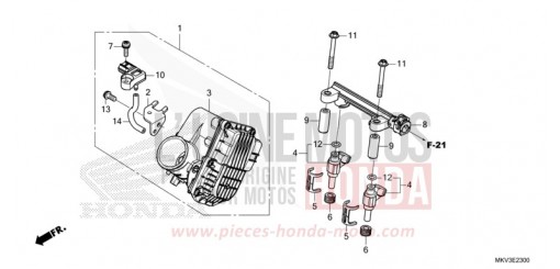 DROSSELKLAPPENGEHAEUSE NSS750M de 2021