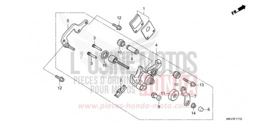FESTSTELLBREMSSATTEL NSS750M de 2021
