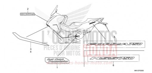 MARKE/EMBLEM NSS750M de 2021