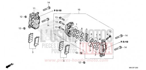 VORDERRAD-BREMSSATTEL NSS750M de 2021