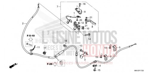 HANDBREMSHEBEL NSS750M de 2021