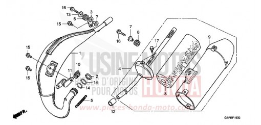 EXPANSIONSKAMMER CR85R7 de 2007
