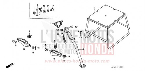 STAENDER/STUFE CR80RG de 1986