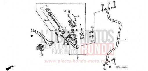 VORDERRADBREMSE CR80RB1 de 2001