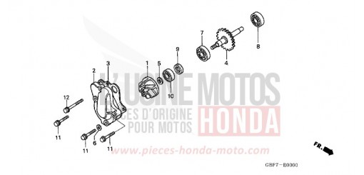 WASSERPUMPE CR85RB3 de 2003