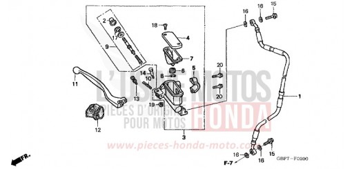 VORDERRADBREMSE CR85RB3 de 2003