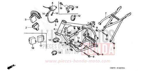 RAHMENKOERPER CR85RB3 de 2003