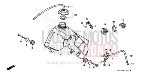 KRAFTSTOFFTANK CR80RR de 1994