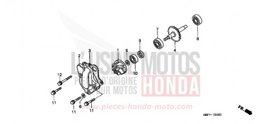 WASSERPUMPE CR80RY de 2000