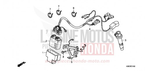 KABELBAUM CRF150R9 de 2009