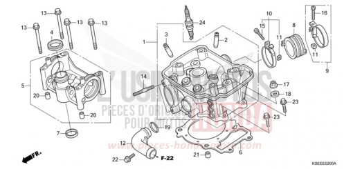 ZYLINDERKOPF CRF150RD de 2013
