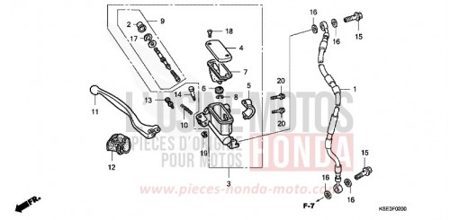 VORDERRADBREMSE CRF150RB8 de 2008