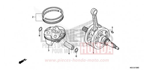 KURBELWELLE/KOLBEN CRF150RBD de 2013