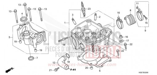 ZYLINDERKOPF CRF150RBN de 2022