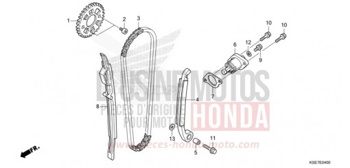 NOCKENWELLENKETTE/SPANNVORRICHTUNG CRF150RBN de 2022