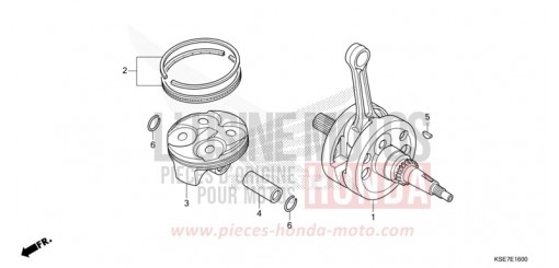 KURBELWELLE/KOLBEN CRF150RBN de 2022