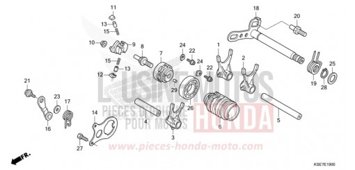 SCHALTTROMMEL CRF150RBN de 2022