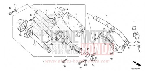 ABGAS-SCHALLDAEMPFER CRF150RBN de 2022