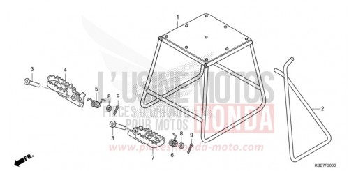 STAENDER/STUFE CRF150RBN de 2022