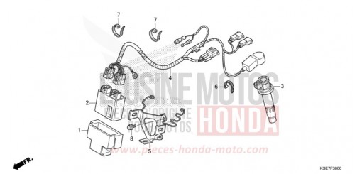 KABELBAUM CRF150RBN de 2022