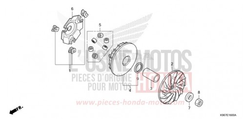 ANTRIEBSFLAECHE WW125AK de 2019